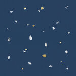 深蓝色背景上的多彩碎片