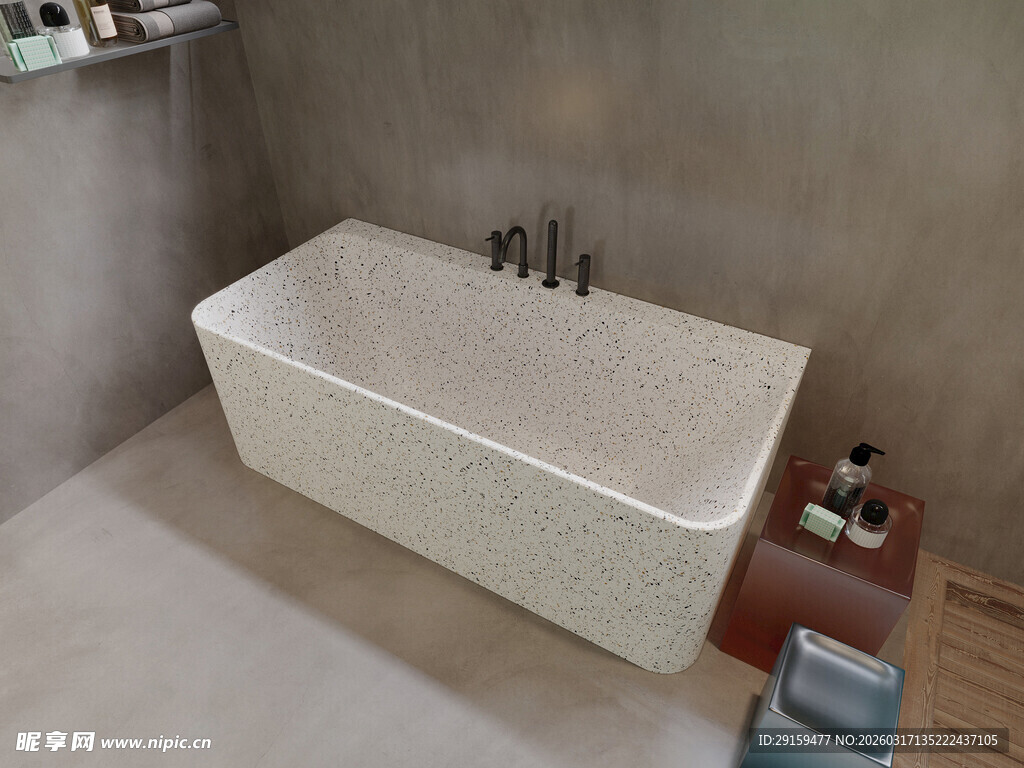 简约风格独立式浴缸