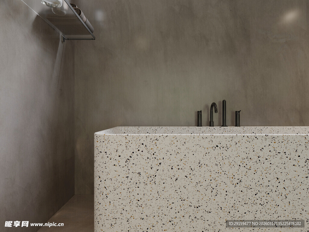 现代简约风格浴室洗手台