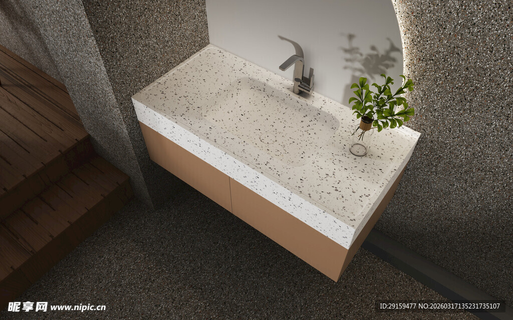 简约洗手台设计