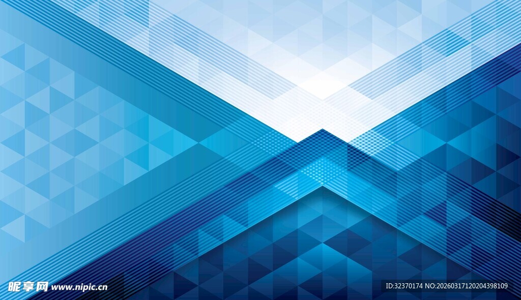 蓝色几何背景