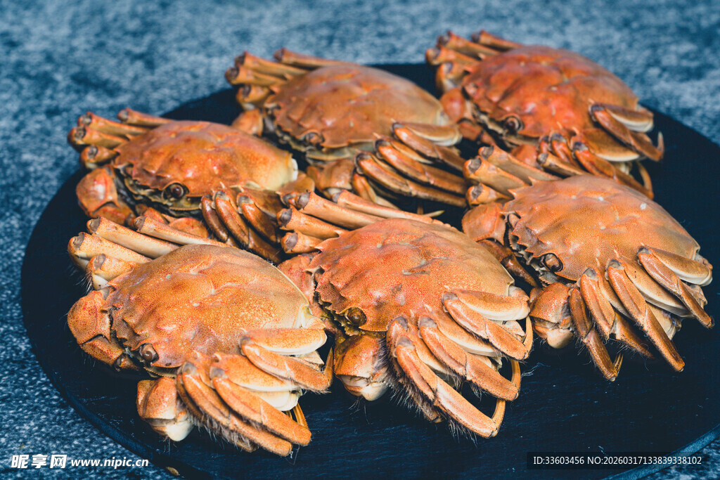 一盘美味大螃蟹