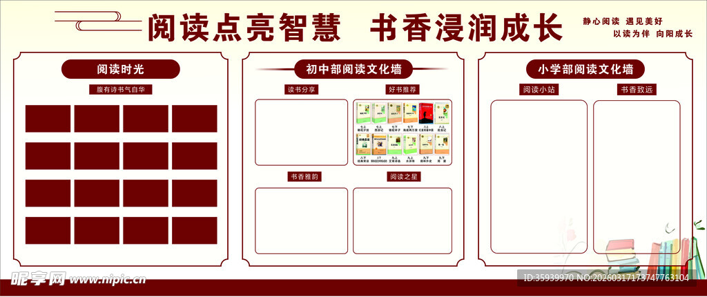 阅读文化墙