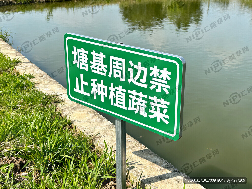 塘基周边不能种蔬菜