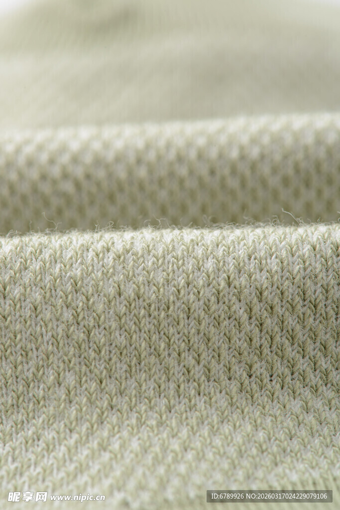米白色针织纹理布料细节