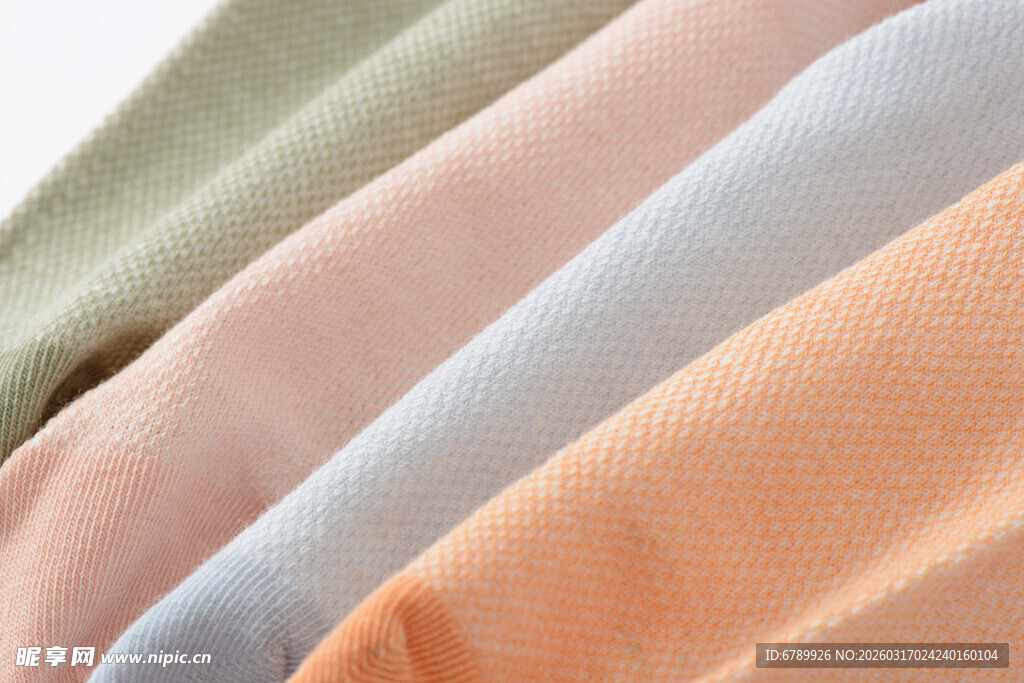 多彩棉袜布料展示