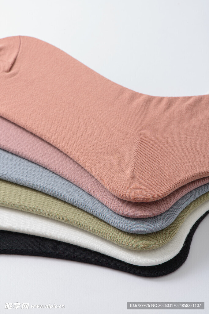 多彩简约风短袜展示