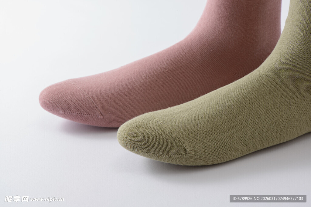 两色简约女士袜子展示