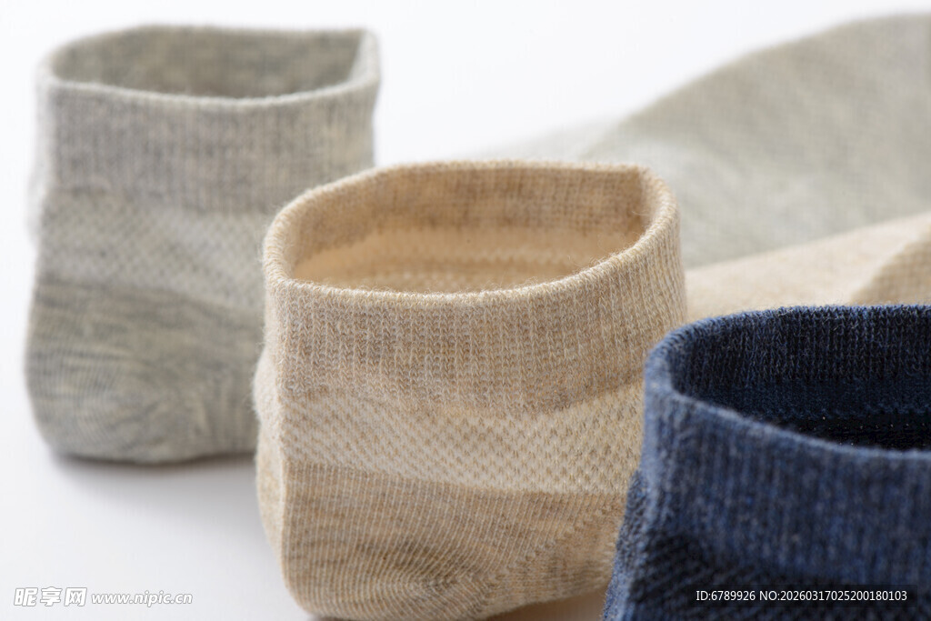 多彩针织袜展示