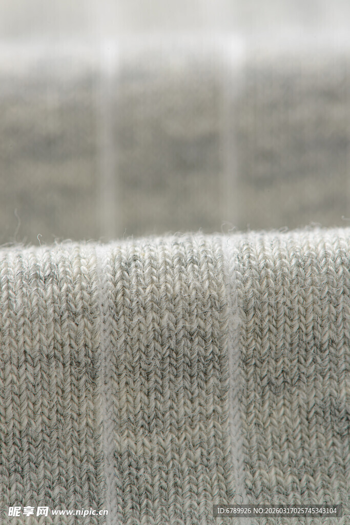 浅灰色条纹织物纹理