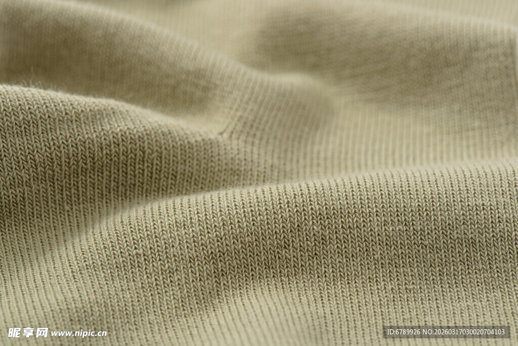 浅绿色柔软针织布料纹理