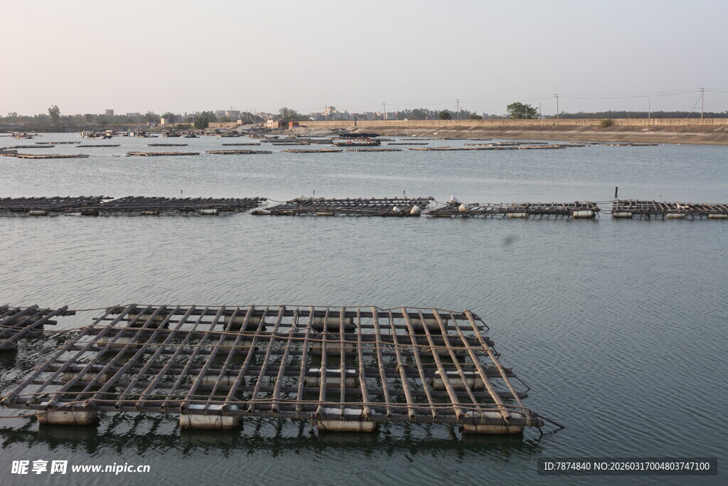 海上养殖设施景观