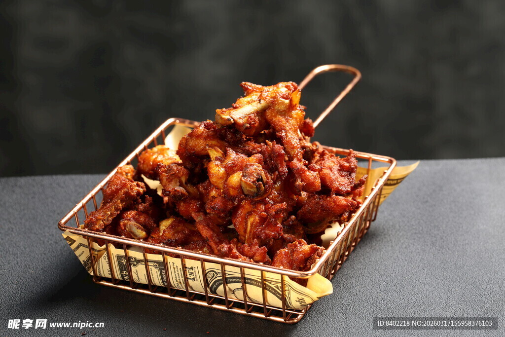 美味香酥炸鸡架