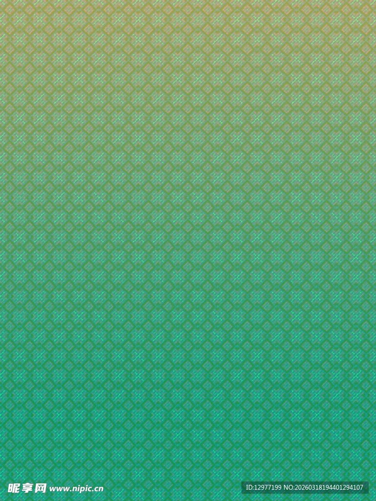 渐变绿底网格背景图
