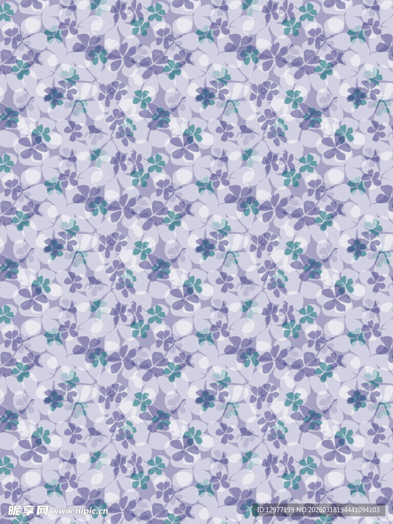 紫色碎花图案纹理背景