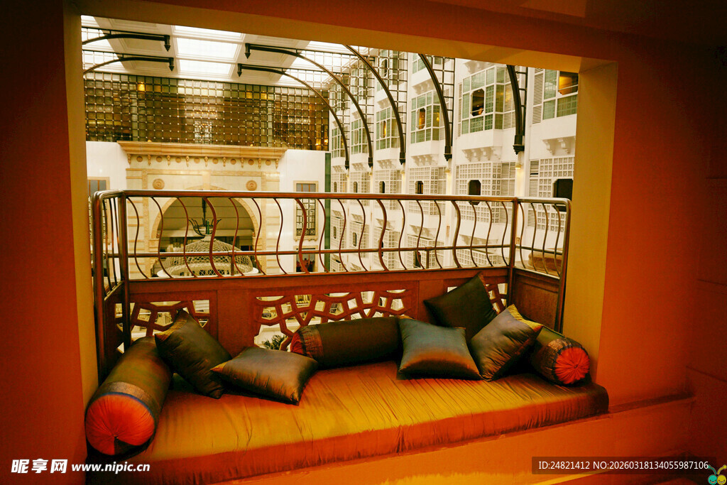 温馨阳台休闲角落