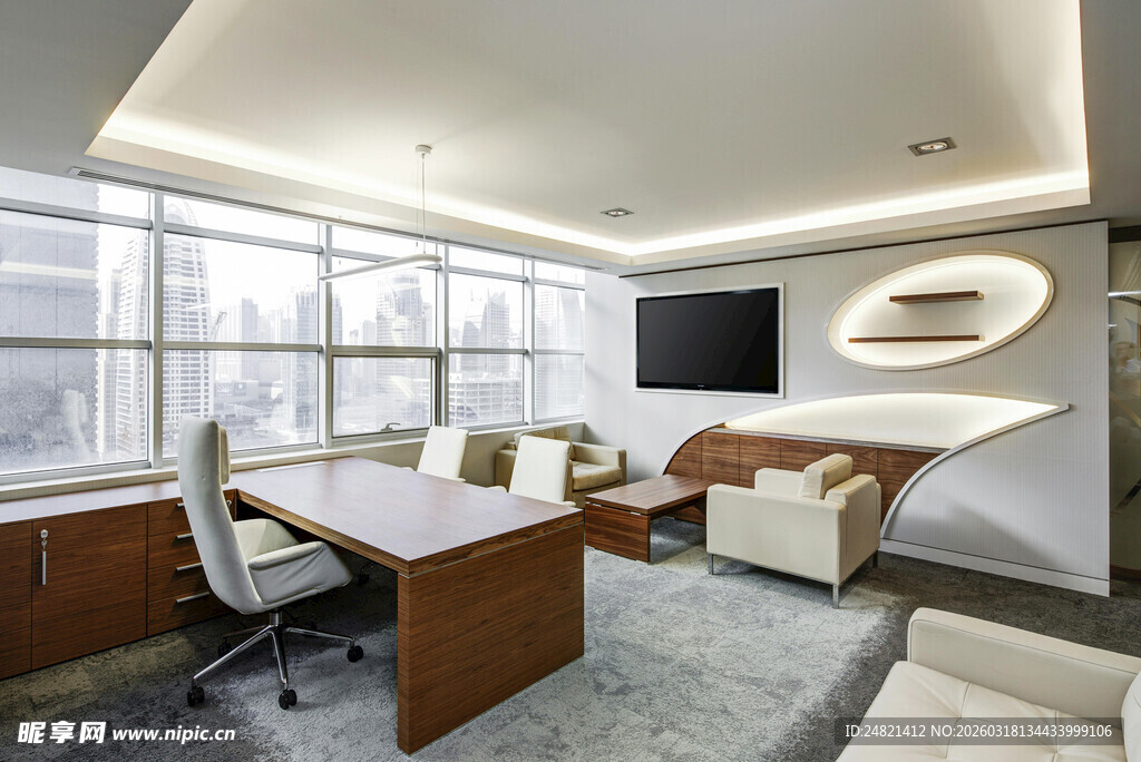 现代简约风格办公室场景