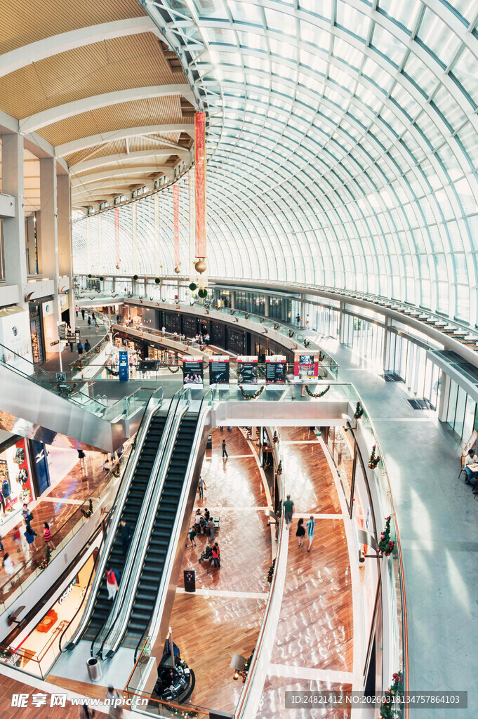 现代商场内景