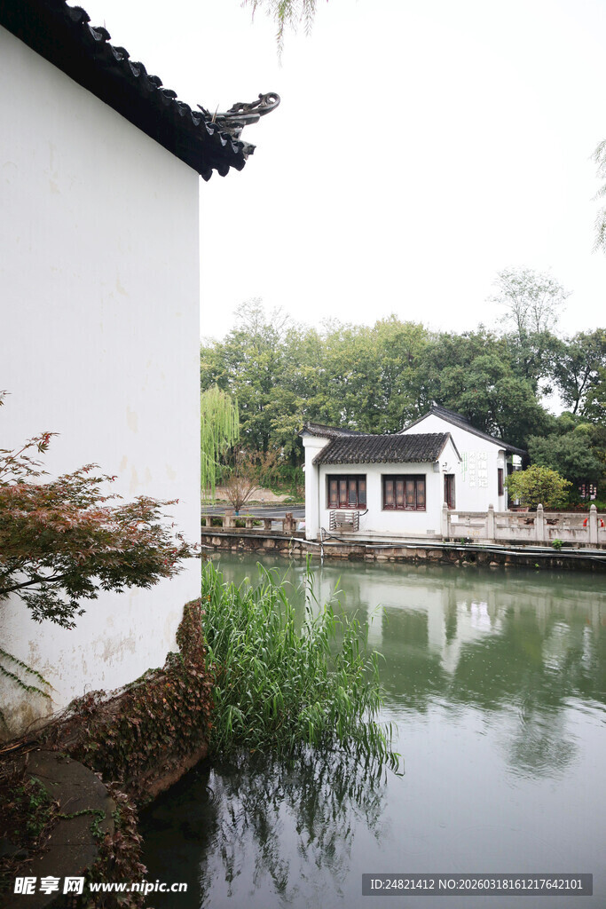 江南水乡庭院景致