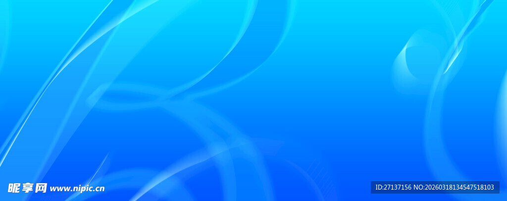 蓝色渐变动感线条背景