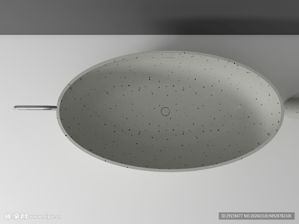 简约圆形洗手盆设计