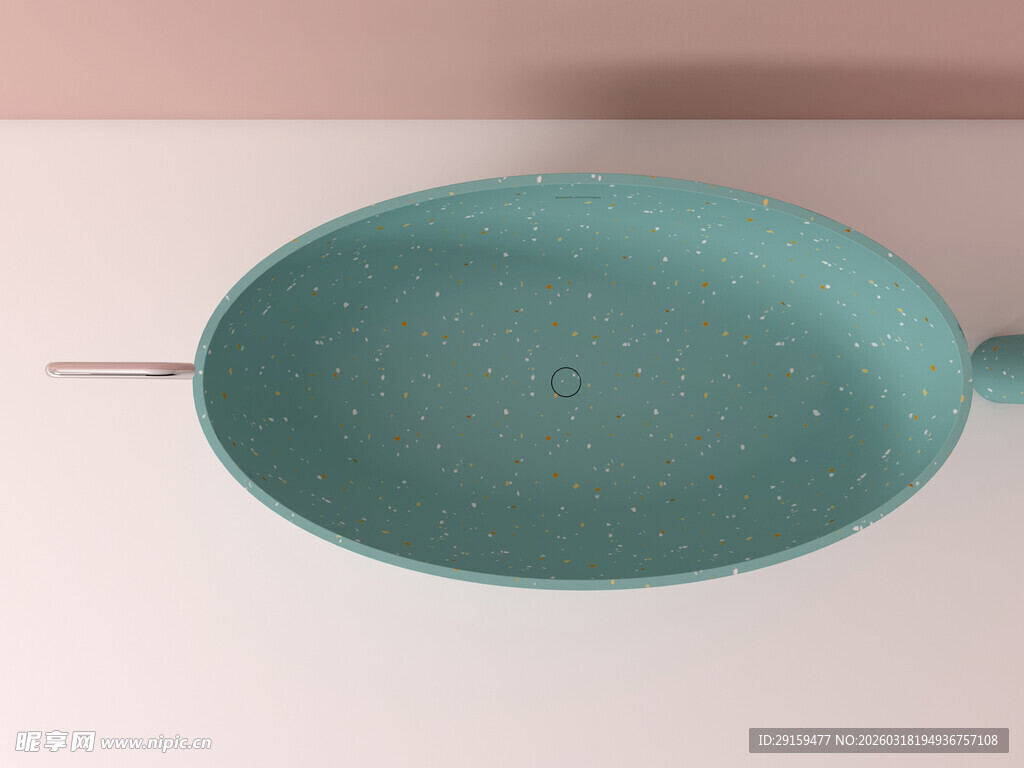 浅绿色双耳陶瓷盘