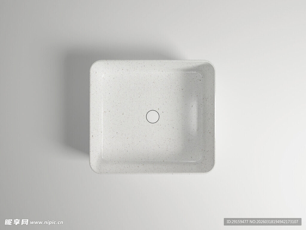 方形白色洗手盆
