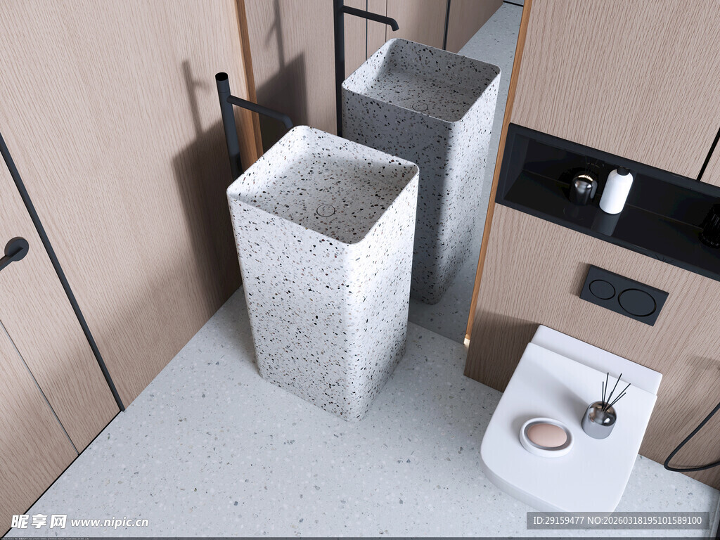 现代简约风格卫生间一角