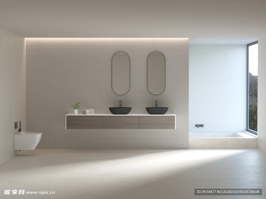 现代简约风格浴室空间