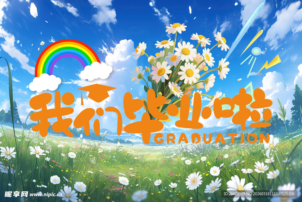 我们毕业啦 美好校园景