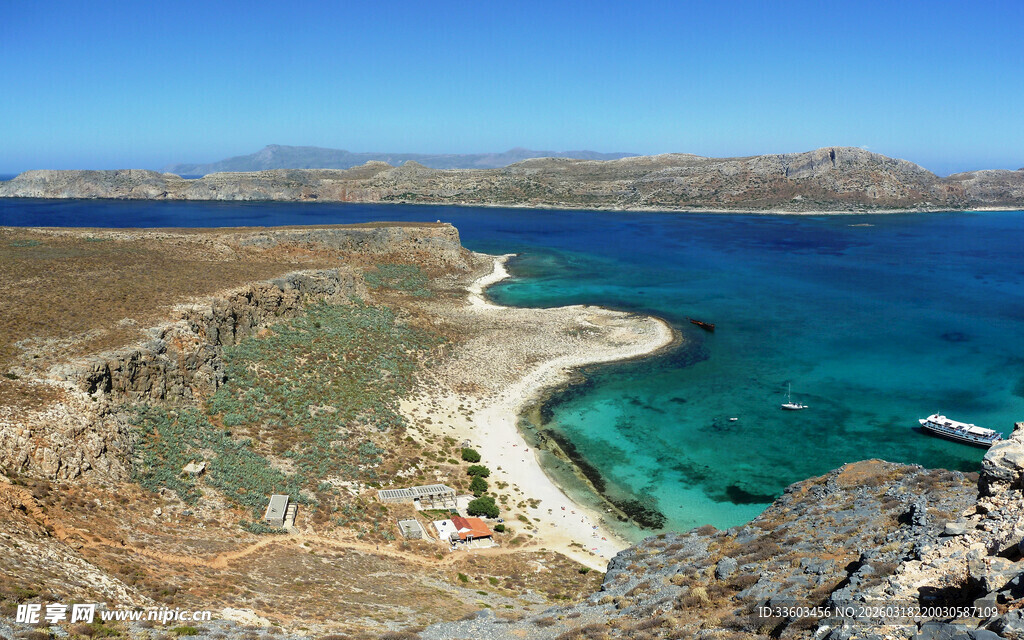 美丽海岛海岸风光景色