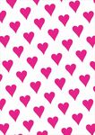 粉色爱心图案背景