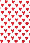 红色心形图案背景