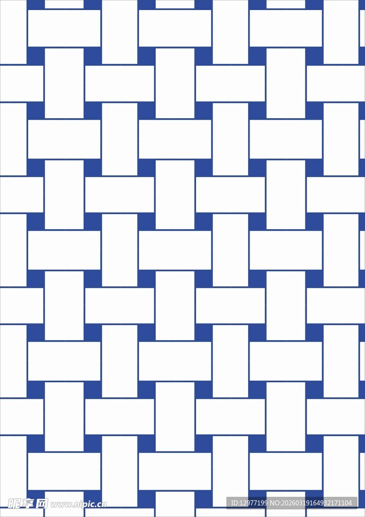 蓝白编织纹理图案