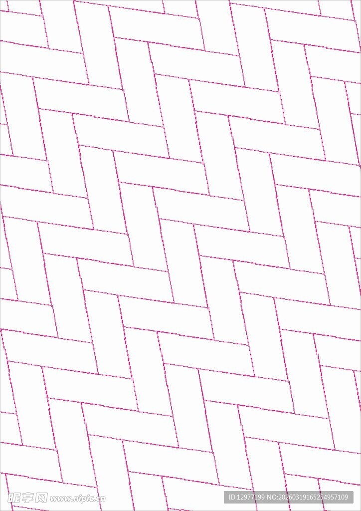 粉色几何线条编织图案