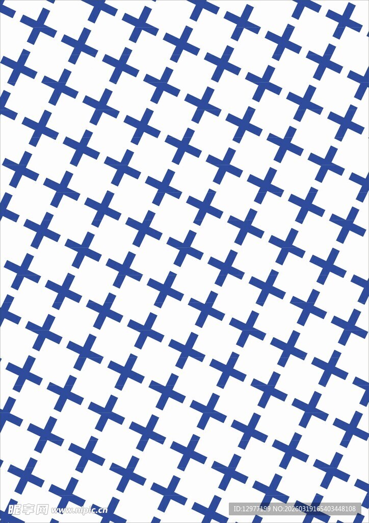 蓝白格子几何图案背景