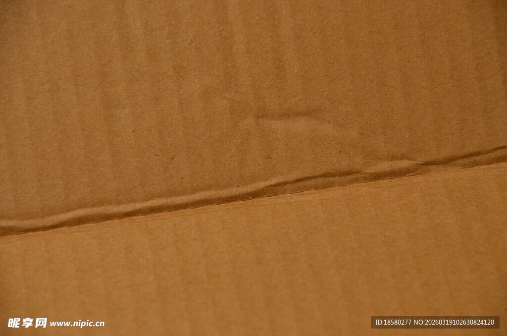 瓦楞纸板纹理特写