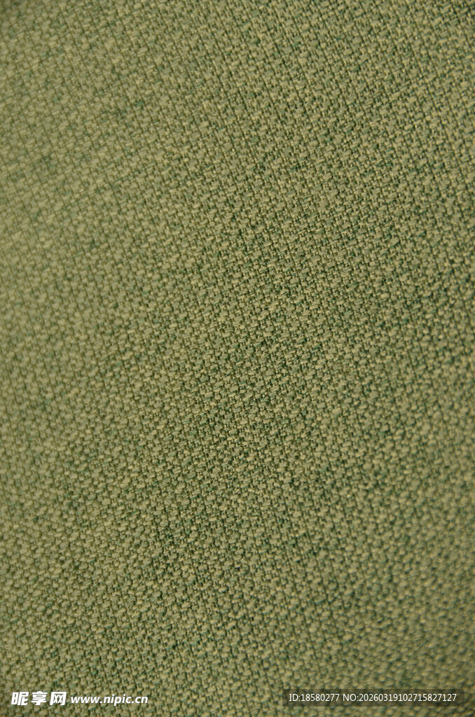 绿色纹理布料特写