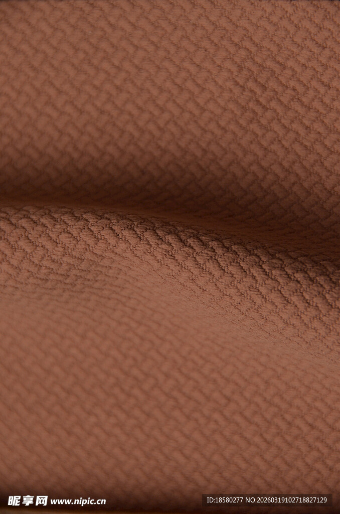 棕色纹理皮革材质特写