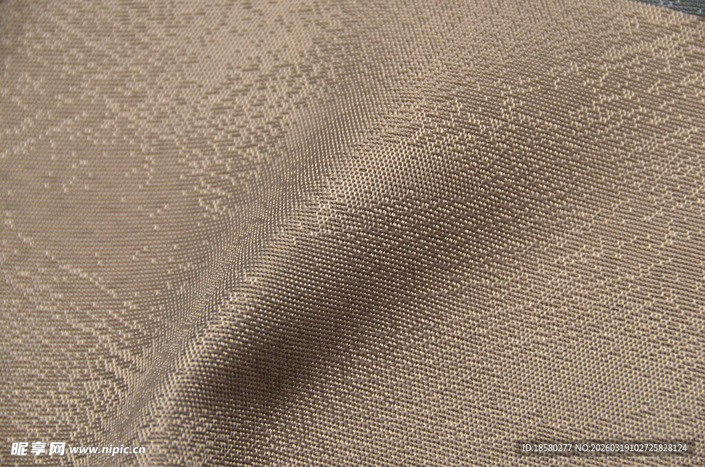 浅棕色纹理布料特写