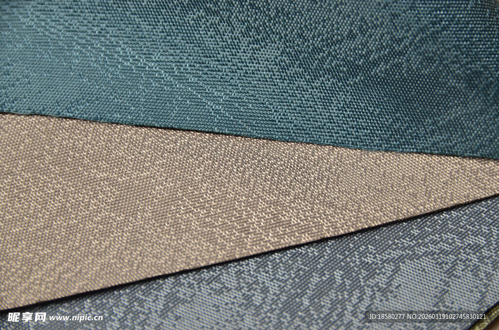 多彩纹理皮革材料展示