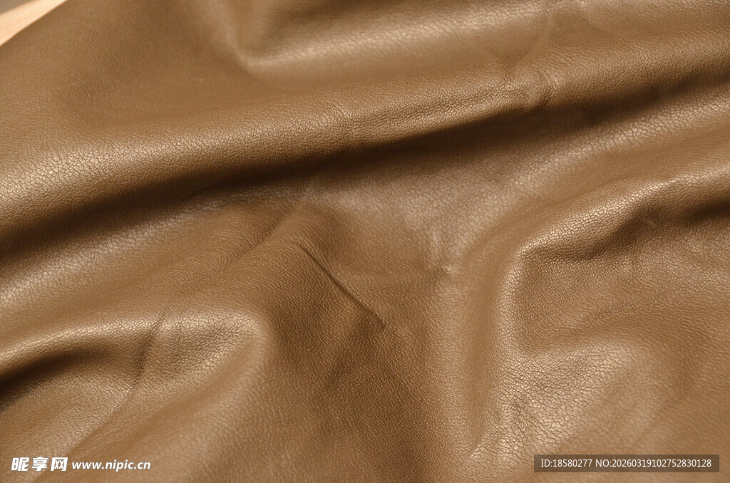 棕色皮革纹理特写