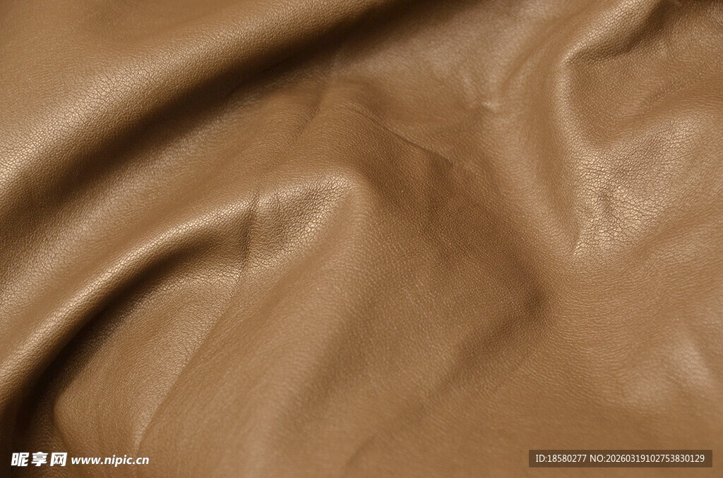 棕色皮革纹理特写