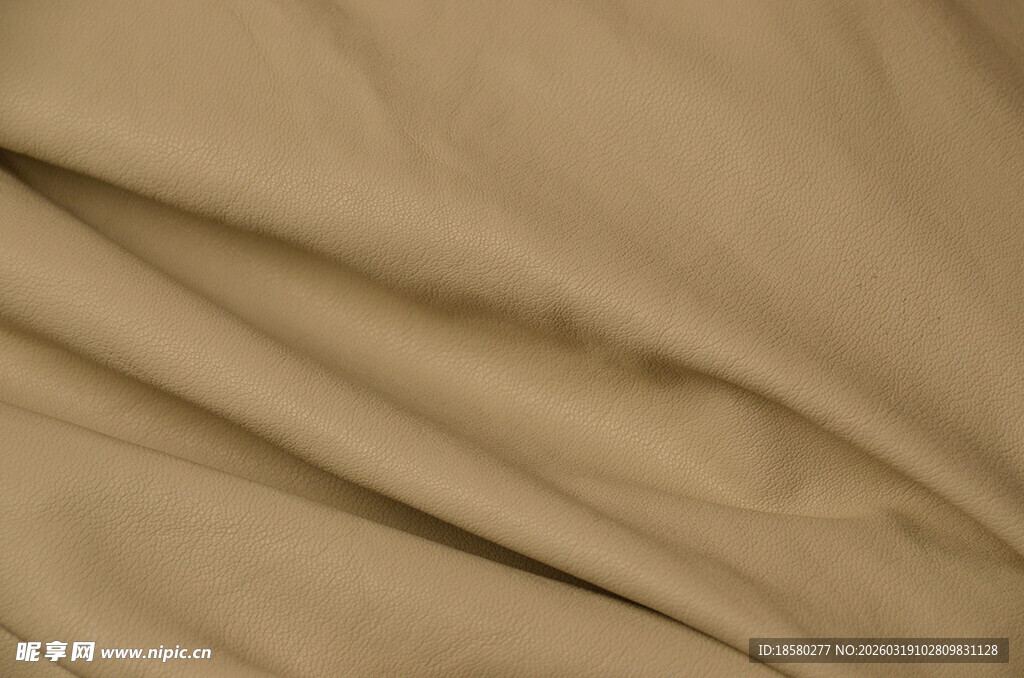 米色褶皱布料纹理展示