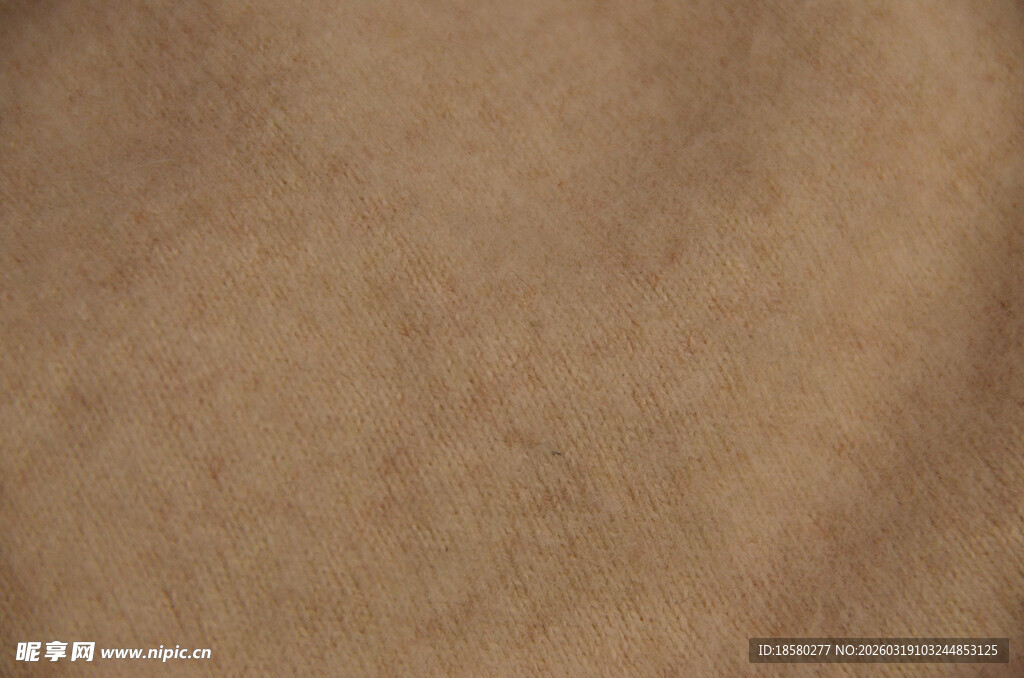 浅棕色羊毛布料纹理背景图