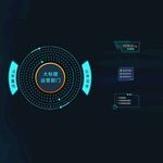 数据可视化大屏组件素材