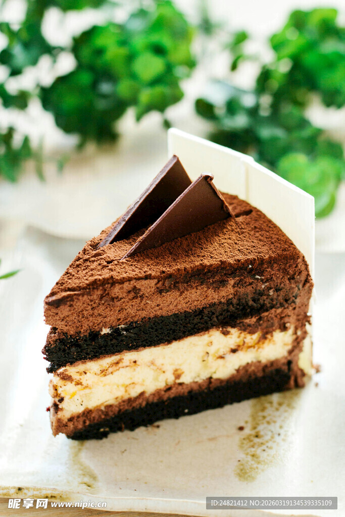 美味巧克力夹心蛋糕