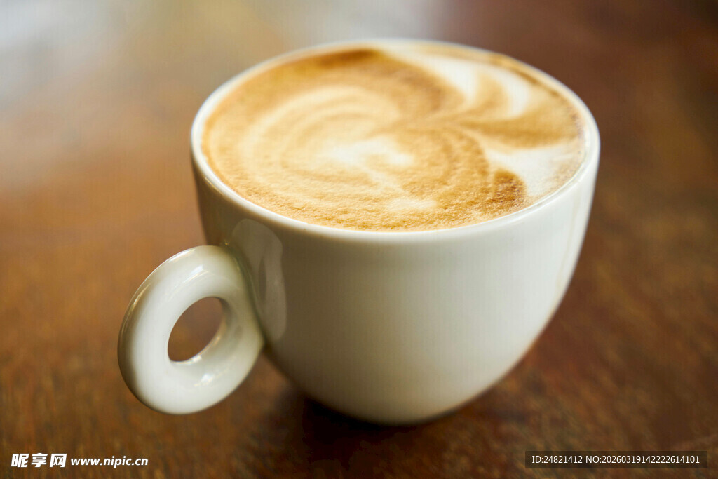 精致拉花咖啡杯