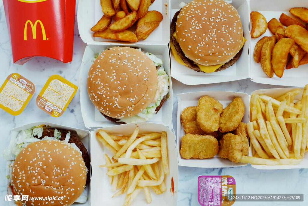 多样麦当劳美食大集合