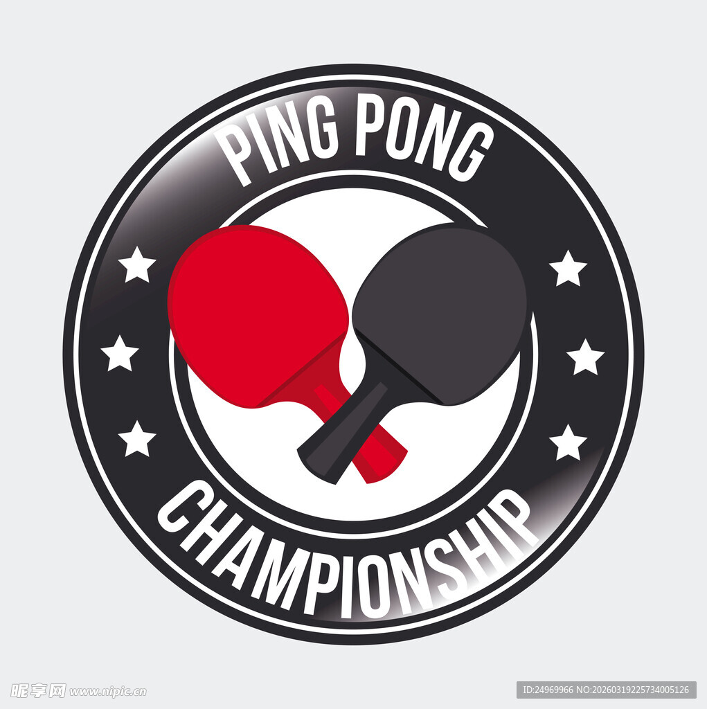 乒乓球锦标赛标志